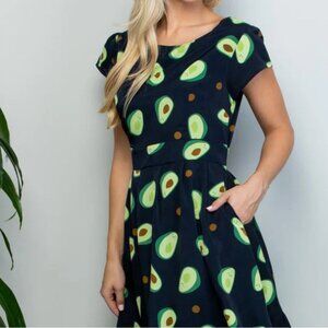 Avocado Print Dress